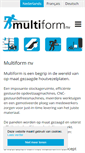 Mobile Screenshot of multiform.be