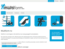 Tablet Screenshot of multiform.be