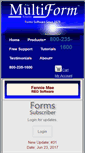 Mobile Screenshot of multiform.com