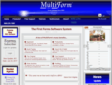 Tablet Screenshot of multiform.com